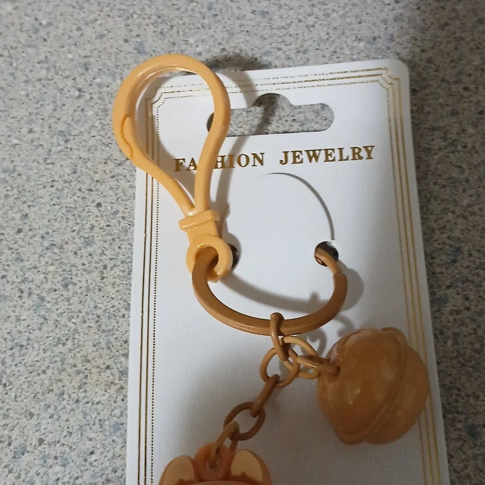 MONSTER KEYCHAIN/BAG CHARM W/BELL